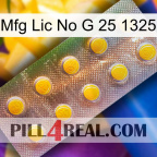 Mfg Lic No G 25 1325 new11